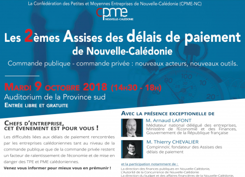 2e Assises des délais de paiement de Nouvelle-Calédonie